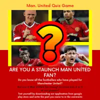 Man United Quiz Game Screen Shot 0