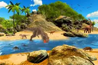 Wild Dinosaur family life jungle simulator Screen Shot 0