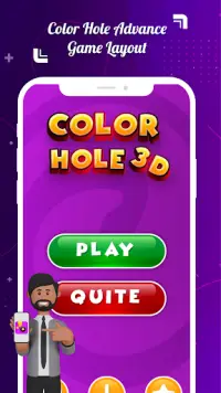 Black Hole : Color 3D Screen Shot 1