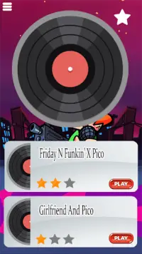FNF Pico - Friday Night Funkin' Piano Tiles Game Screen Shot 0