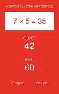 数学英雄 - 基本的な数学の競争ゲーム Screen Shot 6