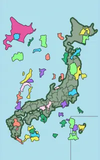 日本地図パズル Screen Shot 0
