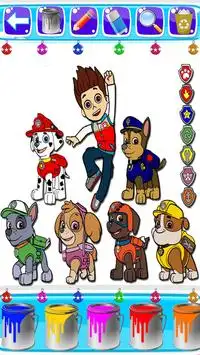 coloring Paww Patrol of puppy pals Screen Shot 2