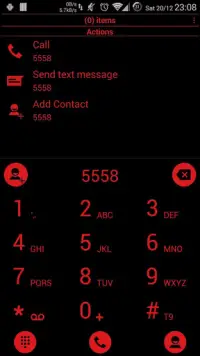 Theme for Drupe and RocketDial and ExDialer BRed Screen Shot 1