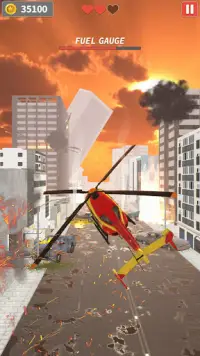 Helicopter Escape - Smash City Survival Games Screen Shot 0