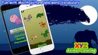 XYZ Animals Coloring Game Screen Shot 1