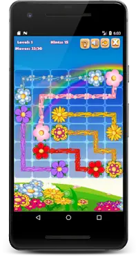 Flowers Connect Puzzle JUEGO Screen Shot 6