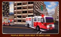 Firefighter Truck Rescue 911 Screen Shot 5