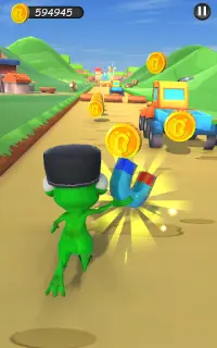 Endless Green Frog Run - Frog Runner Games 2020 Screen Shot 8