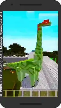 Jurassic Craft MCPE Addon with Dinosaurs! Screen Shot 0