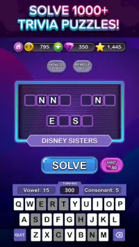 Trivia Puzzle Fortune Word Fun Screen Shot 0