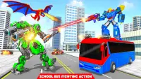 School Bus Robot Car Game Screen Shot 5