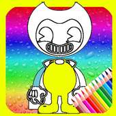 Coloring Bendy & Ink Machine