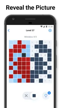 Nonogram.com Minesweeper - Picture Cross Puzzle Screen Shot 1