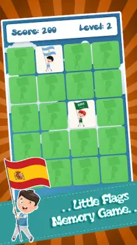 Memory Game Flags Screen Shot 2