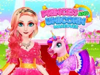 Girl Games: Unicorn & Princess Screen Shot 0