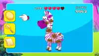 Bella's zebra bayi  - permainan hewan peliharaan Screen Shot 13