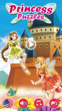 Princess & Girls Puzzles - Kids 👸🏻🤴🏻 Screen Shot 0