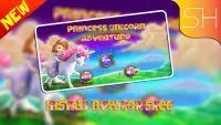 Princess unicorn adventure jungle Screen Shot 0
