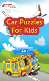 Car Puzzles For Kids Free Screen Shot 0