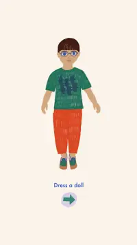 DressUpp - Dress up a paper doll Screen Shot 1