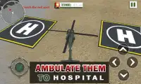 軍救急車ヘリコプターシム Screen Shot 2