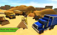 Nowoczesne miasto Budowy Truck 3D Gra Sim Screen Shot 14