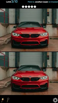 Trova 5 differenze. Automobili Screen Shot 2
