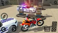 Moto escape policía persecución: moto vs policías Screen Shot 13