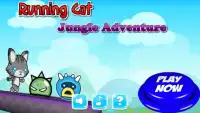 Cat Run in jungle adventures Screen Shot 0