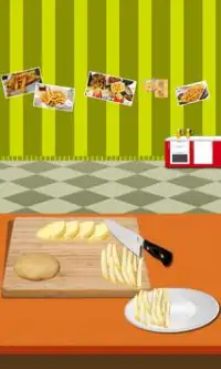 Francés Fries Maker-un juego de cocina de comida r Screen Shot 2
