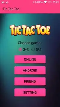 Tic Tac Toe Multiplayer Screen Shot 0