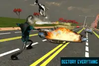 Flying Stickman Crime Hero Screen Shot 3