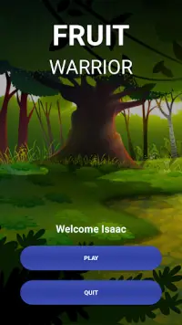 Fruit Warrior - Play, Enjoy and Learn Screen Shot 0