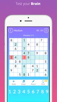 Sudoku - Free Classic Sudoku Puzzles Screen Shot 3