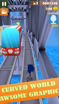 Sonic Subway Speed Fever: Rush, Dash, Boom, Run 3D Screen Shot 3