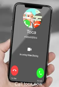 Call Toca life™: Fake vide Call and chat Screen Shot 0