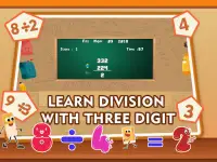 어린이를위한 수학 부문 게임-퀴즈 퀴즈 앱 Screen Shot 2