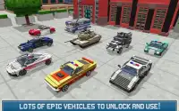 Mr. Blocky Police: Police Car SIM Screen Shot 4