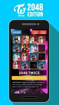 🌟 2048 TWICE Puzzle Game Screen Shot 2
