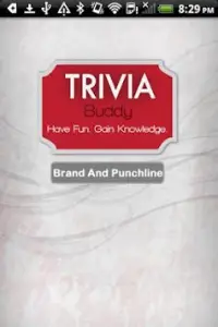 Trivia Buddy Brand & PunchLine Screen Shot 0