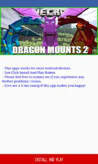 Dragon Mounts 2 にとって Minecraft PE Screen Shot 0