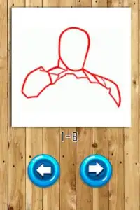 how to draw SuperHeroes characters step by step Screen Shot 2