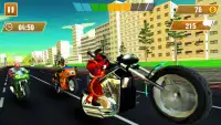 Deadly Bike Ride: 3D Contest of Champions Screen Shot 1