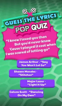 Denk Dat Pop Liederen Quiz Screen Shot 5