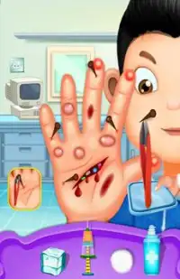 手の医者 子供のためのゲーム 爪 Screen Shot 2