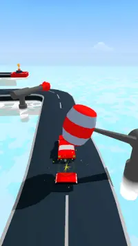 Blocky Car Rush 3D - Pixel Car Smash Race Screen Shot 1