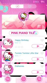 Pink Kitty Piano Tiles 2018 Screen Shot 6