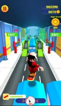 Adventure Motu Games Run Patlu's Jungle Rush Screen Shot 2