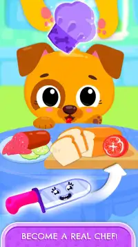 Cute & Tiny Sandwiches - Quick Lunch for Baby Pets Screen Shot 1